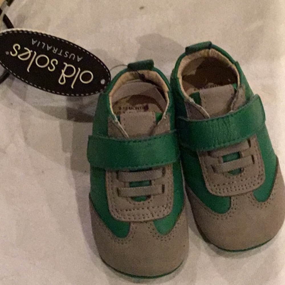 Old Soles Green and Grey Shoes